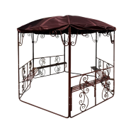 Беседка "Верона" лавочка из металла