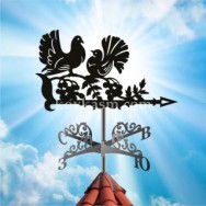 Флюгер "Голубки", большой 800 мм