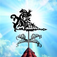 Флюгер «Золотая рыбка», малый 600мм