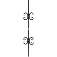 Балясина кованая с барашками и торсионом Арт. 412/10