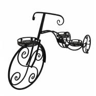 Цветочница "Велосипед" (цвет: чёрный)