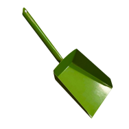 Совок САДОВЫЙ №2 (с короткой ручкой, цвет: зелёный)